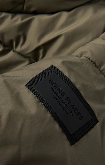Дитяча зимова куртка для дівчинки C&A 128 см Хакі (26051669G) | Зображення 5
