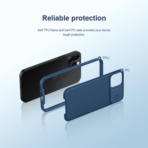 Карбонова накладка Nillkin CamShield Pro Magnetic для Apple iPhone 12 Pro Max (6.7") | Зображення 3