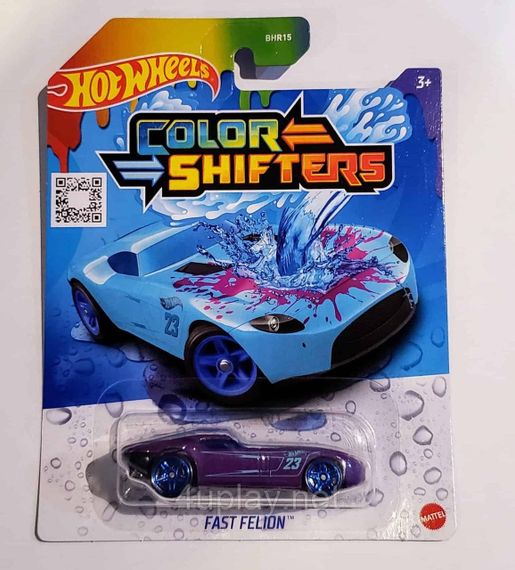 Hot Wheels Color Shifters Fast FeLion Машинка Хот Вилс, меняющая цвет