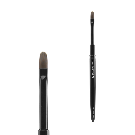 Овальний пензлик Staleks Pro Expert №6 (ворс 11мм) | Зображення 2