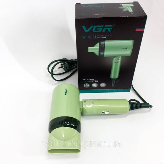 Фен з регулюванням температури для укладання VGR, Функціональна щітка для сушіння YF-30 | Зображення 6