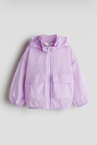 Дитяча нейлонова вітровка для дівчинки H&M 98-104 см Фіолетовий (25062004B)