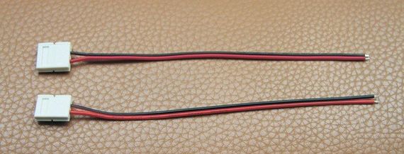 Соединительный кабель+коннектор пластиковый 8mm NEW 2pin | Зображення 2