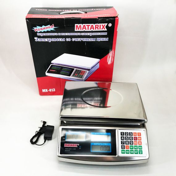 Електронні ваги Matarix MX-413 до 50 кг, Електронні ваги для зважування предметів | Зображення 7