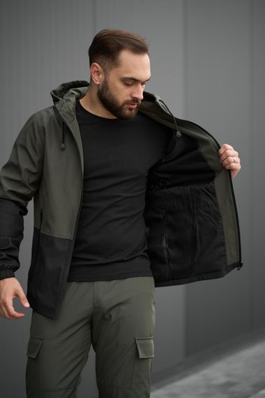 Куртка Softshell light Intruder хакі-чорна | Зображення 5