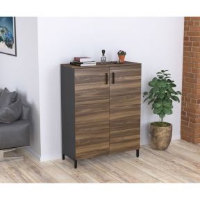 Тумба офисная Loft Design LT-900-1200 антрацит орех модена