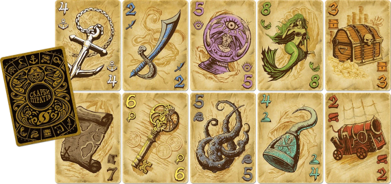 Настольная игра Сокровища пиратов. Полное издание (Dead Man's Draw) | Зображення 1