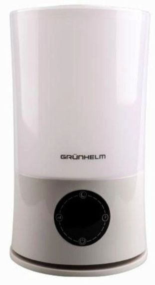 Ультразвуковий зволожувач повітря Grunhelm GHF-20LED прилад для зволоження у квартиру офіс LED дисплей 25 Вт | Зображення 1
