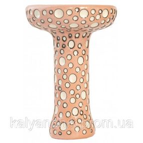 Чаша для Кальяна ETNA Phunnel Dot Glaze Coral