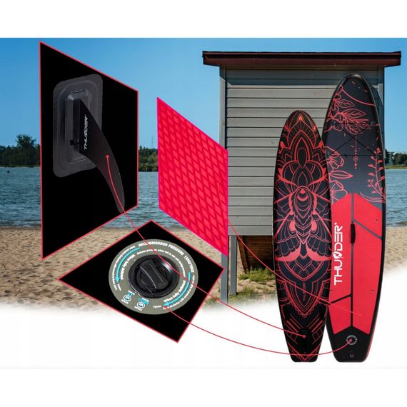 Надувна дошка SUP THUNDER Moth 320 см з веслом | Зображення 6