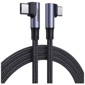 Дата кабель USB 2.0Type-C to Type-C 2.0m 5A 100W US335 90-degree Space Gray Ugreen (70698)