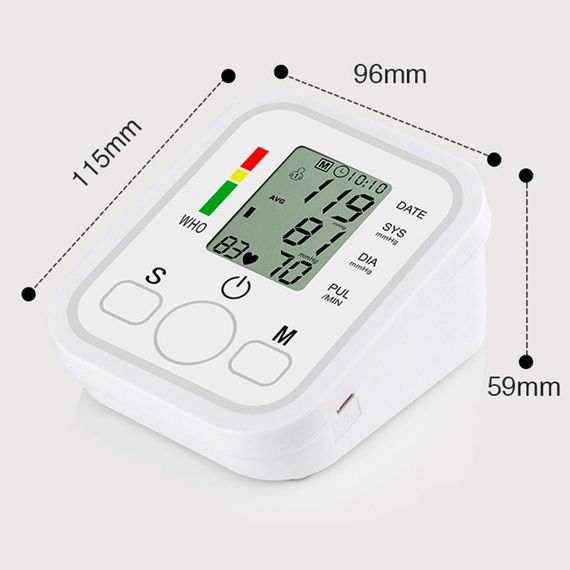 Автоматичний тонометр ARM Style B02R з індикатором аритмії / Апарат для вимірювання тиску / Плечовий тонометр | Зображення 8