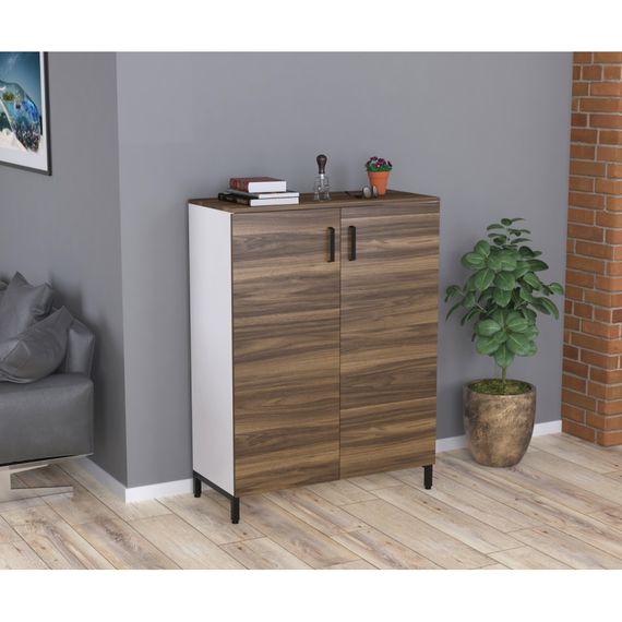 Тумба офисная Loft Design LT-900-1200 белая дуб палена | Зображення 4