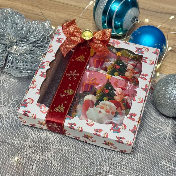 Подарунковий набір пастили “Санта дарує смакоту”, 5 смаків + йогуртова пастила, 250 г