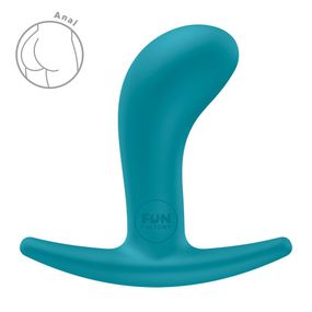 Анальная пробка Fun Factory BOOTIE S, фиолетовая, диаметр 2,8 см, тонкий ограничитель, Бирюзовый, S
