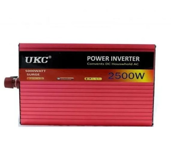 Перетворювач авто (інвертор) UKC 12V-220V AR 2500W | Зображення 1