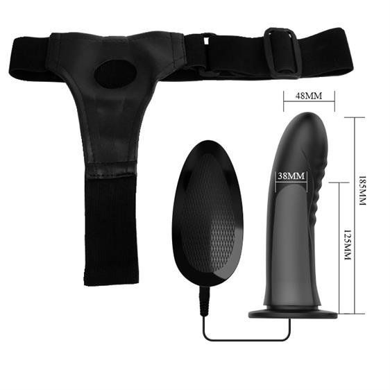 Страпон - Pretty Love Myron 7.2" Vibrating Strap On | Зображення 4