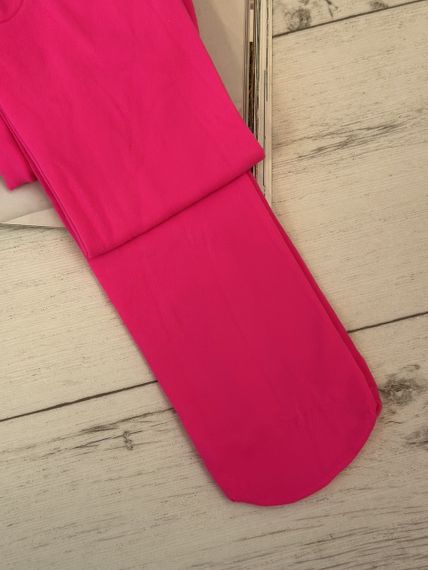 Колготы женские однотонные  150-175см S/L One Size Ярко-розовый (Г-50) | Зображення 3