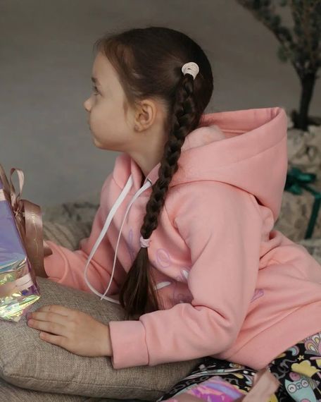 Худі для дівчинки Носи своє 104 Рожевий (p-8755-90085) | Зображення 9