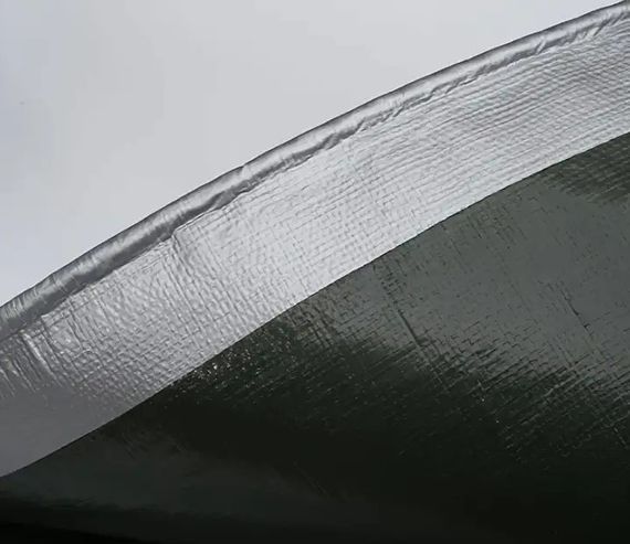 Тент тарпауліновий Shadow з металевими люверсами 150 г/м² 8 х 12 м сірий (TESH00016) | Зображення 8