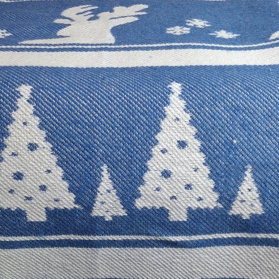 Плед SoundSleep Зимове Натхнення бавовняний 140х200 см синій (2251970800017) | Зображення 2