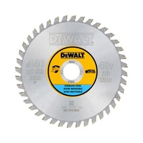 Диск пильний METAL CUTTING 140*20мм DeWALT DT1918