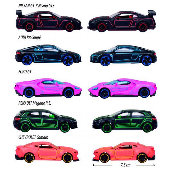 Набір металевих машинок NEO Bright Racer 5 штук | Зображення 3