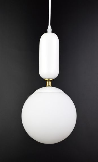 Люстра підвісна LOFT на 1 лампочку 25951 Білий 40-90х18х18 см. | Зображення 1