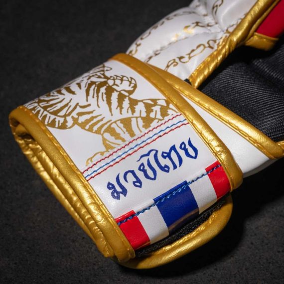 Рукавиці для ММА Phantom Muay Thai White Gold S/M (капа в подарунок) | Зображення 4
