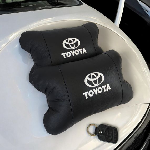 Подушки на підголовник Toyota 2шт , Набір подушок в авто Тойота, Автомобільна ортопедична CQ-638 подушка Тойота | Зображення 8