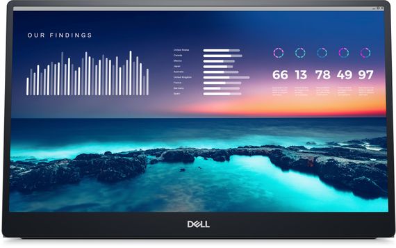 Монітор Dell  портативний 14' P1424H 2xUSB-C, IPS (210-BHQQ)