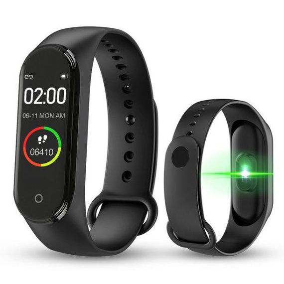 Фитнес браслет Smart Watch M5 Band Classic Black смарт часы-трекер. JO-154 Цвет: черный | Зображення 6
