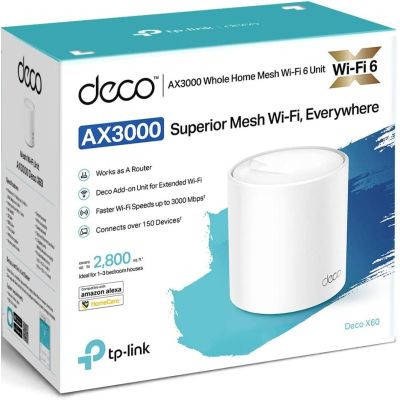 Точка доступа Wi-Fi TP-Link DECO-X60-1-PACK | Зображення 2