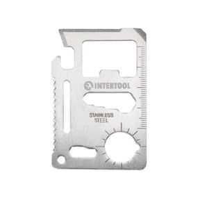 Картка мультитул 11 в1 INTERTOOL HT-05891