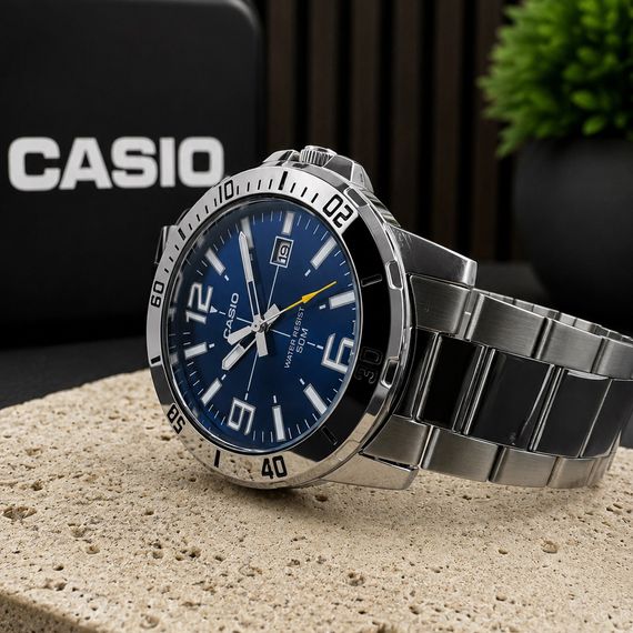 Чоловічий годинник Casio MTP-VD01D-2B | Зображення 4