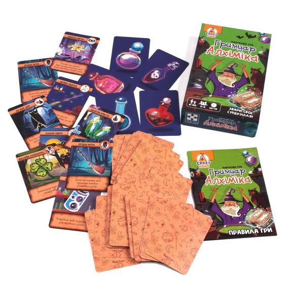 Детская карточная игра "Гримуар алхимика" VT8077-08, 100 игровых карт | Зображення 1