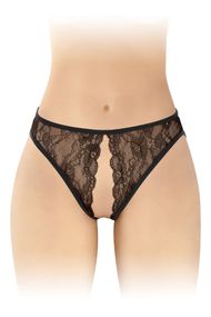 Стринги с разрезом Fashion Secret Victoria Черный One Size