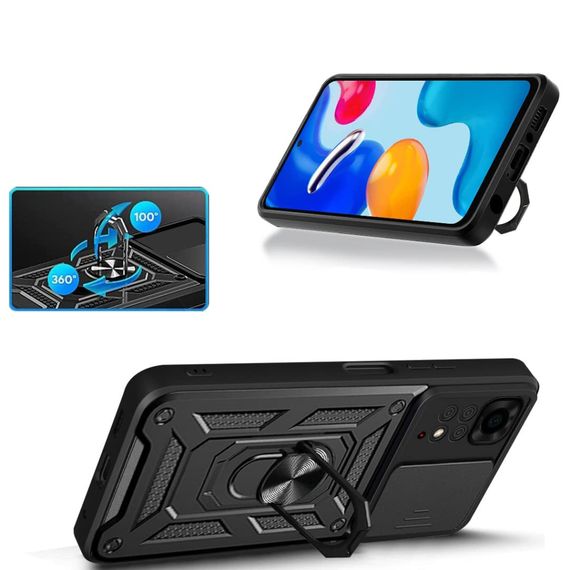 Чохол до мобільного телефона BeCover Military Xiaomi Redmi Note 11 / Note 11S Black (707413) | Зображення 2