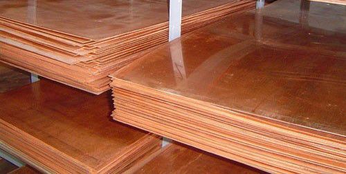 Лист медный 0,4 мм (600х1500 мм) ГОСТ 495-92 мягкий, твердый