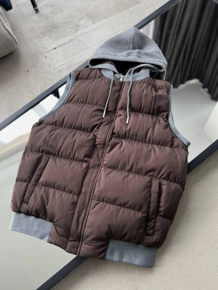 Жилет Brunello Cucinelli brown v101