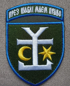 Шеврон 54 ОМБР (цветной)