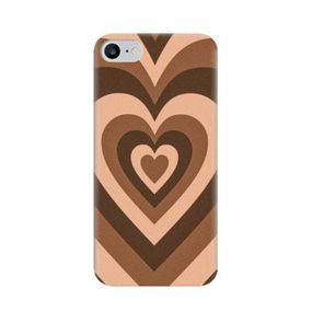 Чохол з унікальним дизайном для Iphone SE 2 2020 / Iphone SE 3 2022 / Iphone 8 / Iphone 7 З принтом «сердечко коричневе»