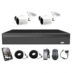 Комплект видеонаблюдения CoVi Security AHD-2W 5MP MasterKit  HDD500