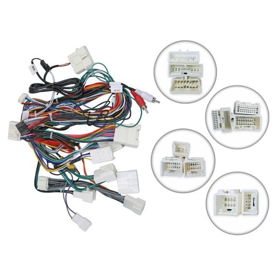 Інсталяційний комплект серії QIV під Toyota Camry 6 XV 40 50 2006-2011 (F1) (W2) 9 дюймів | Зображення 1