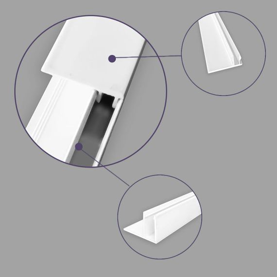Профиль (торцевой) финишный алюминиевый для сайдинга 38,5х28х6000мм SW-00001728 | Зображення 3