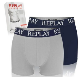 Мужские анатомические трусы боксеры Replay (2 шт)