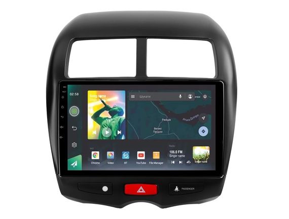 Штатна магнітола Sigma X10232 2+32 Gb Mitsubishi ASX 1 2010-2016 (A) 10"
