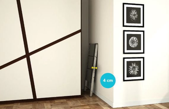 Драбина Colombo Leonardo 3 щаблі (G300A03W) | Зображення 1