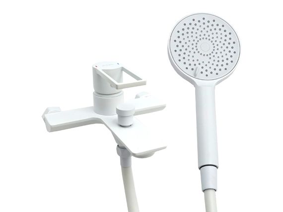 Змішувач для ванни, латунь ,білий AIM,DG06530 frosted white | Зображення 3
