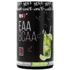 Амінокомплекс для спорту MST Nutrition BCAA EAA Zero 520 g /40 servings/ Cucumber Lime